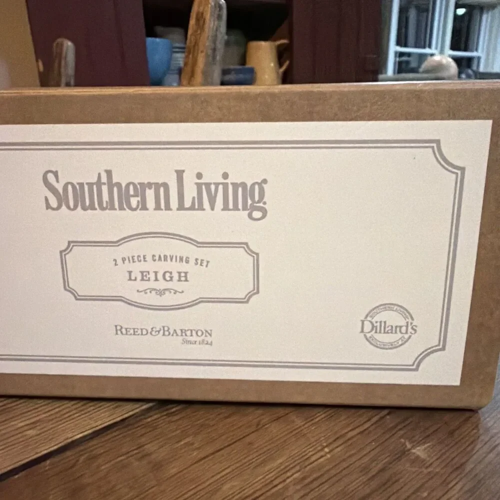 Southern Living Leigh Carving Set 2 Piece Reed & Barton 18/10 Stainless NIP